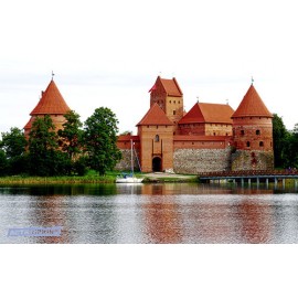 Fototapetas Trakų pilis, Lietuva 420x270 cm